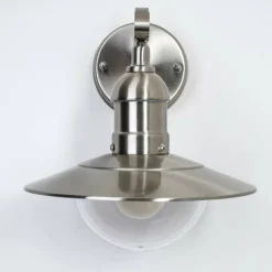 Applique murale d'extérieur Broni Acier inoxydable, 1 lumière