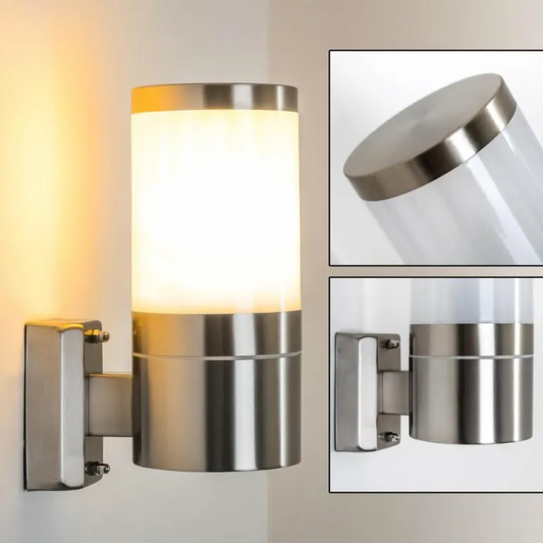 Applique murale d'extérieur TOLSONA Acier inoxydable, 1 lumière