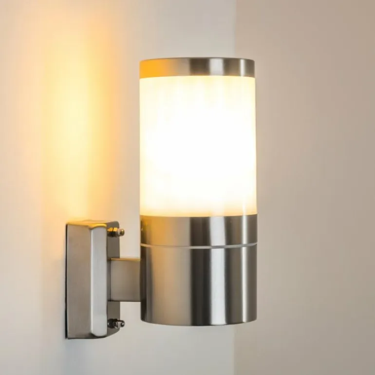 Applique murale d'extérieur TOLSONA Acier inoxydable, 1 lumière