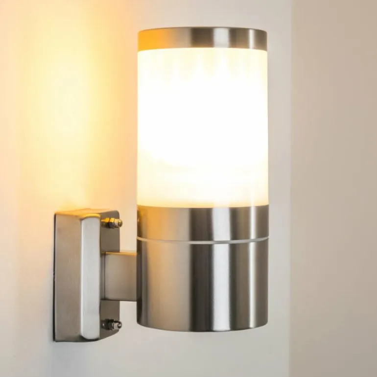 Applique murale d'extérieur TOLSONA Acier inoxydable, 1 lumière
