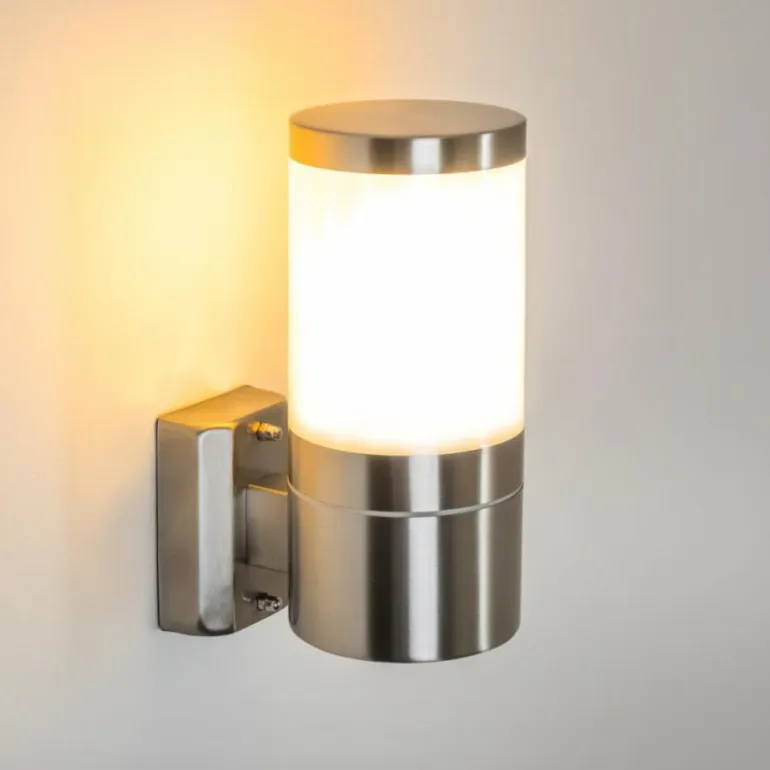 Applique murale d'extérieur TOLSONA Acier inoxydable, 1 lumière