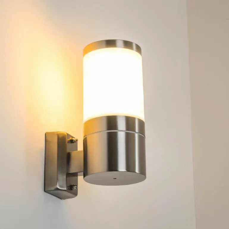 Applique murale d'extérieur TOLSONA Acier inoxydable, 1 lumière