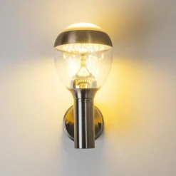 Applique murale d'extérieur CORDOVA LED Acier inoxydable, 1 lumière