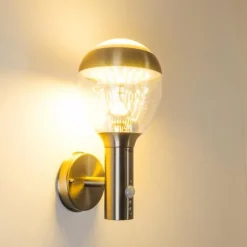 Applique murale d'extérieur CORDOVA LED Acier inoxydable, 1 lumière