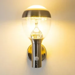 Applique murale d'extérieur CORDOVA LED Acier inoxydable, 1 lumière