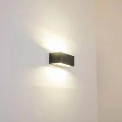 Applique murale d'extérieur GEMINI LED Anthracite, 1 lumière