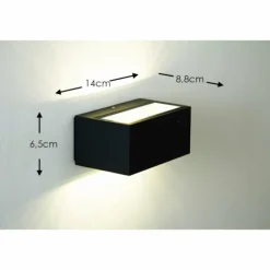 Applique murale d'extérieur Spider LED Anthracite, 1 lumière