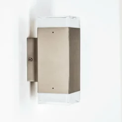 Applique murale d'extérieur Tibor LED Acier inoxydable, 2 lumières