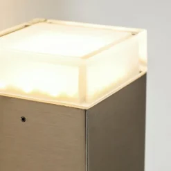 Applique murale d'extérieur Tibor LED Acier inoxydable, 2 lumières