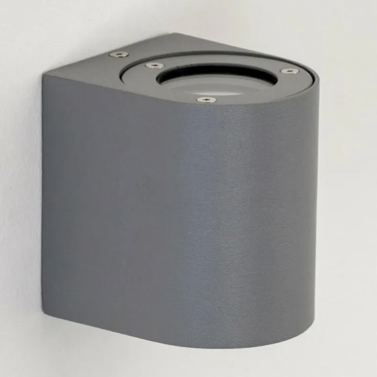 Applique murale d'extérieur Mora LED Gris, 2 lumières