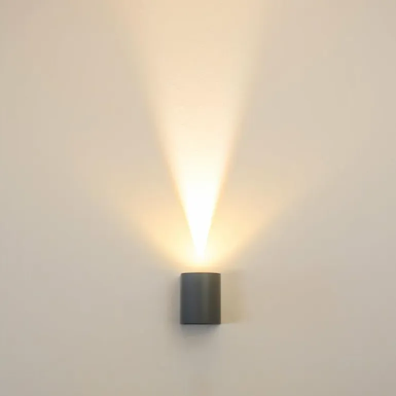Applique murale d'extérieur Mora LED Gris, 2 lumières