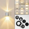 Applique murale d'extérieur Mora LED Zingué, 2 lumières