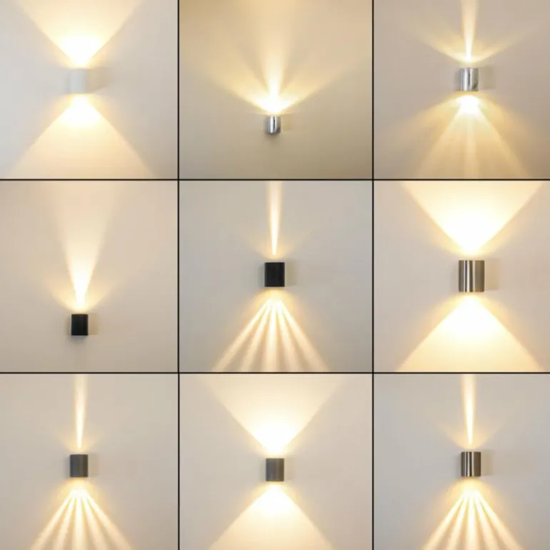 Applique murale d'extérieur Mora LED Zingué, 2 lumières