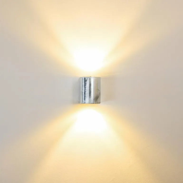 Applique murale d'extérieur Mora LED Zingué, 2 lumières
