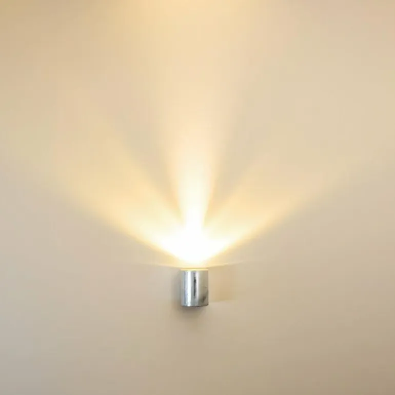 Applique murale d'extérieur Mora LED Zingué, 2 lumières