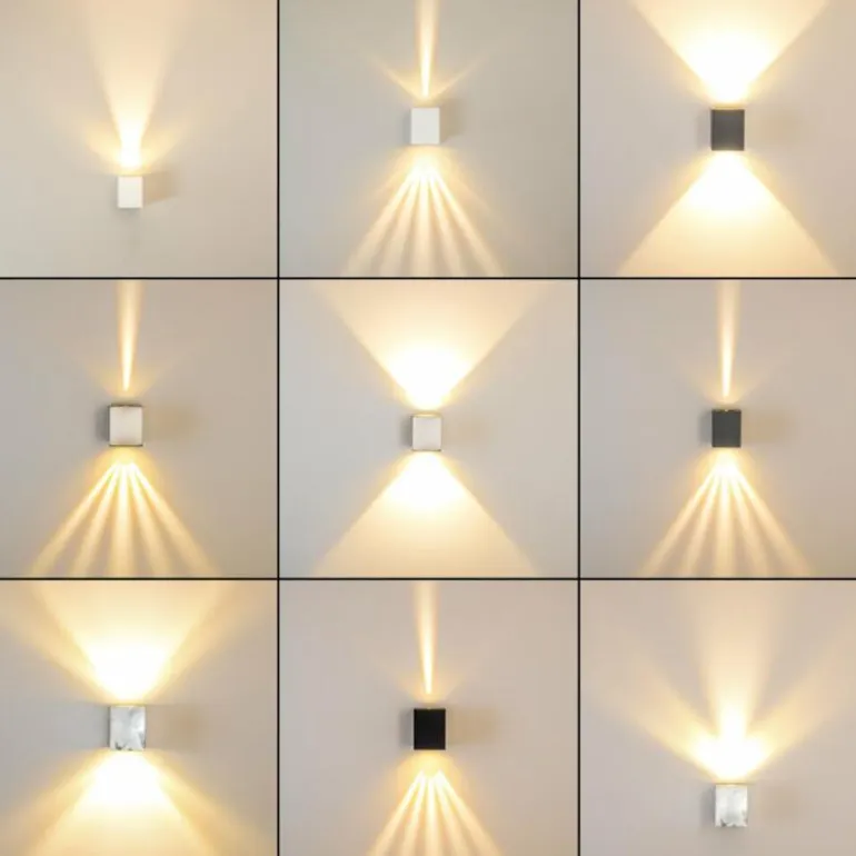 Applique murale d'extérieur Orsa LED Gris, 2 lumières