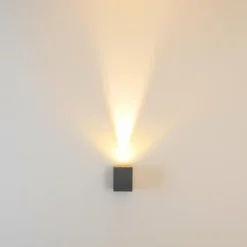 Applique murale d'extérieur Orsa LED Gris, 2 lumières