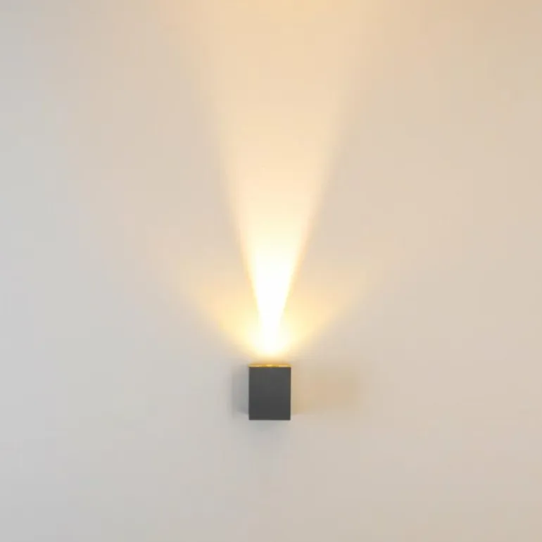 Applique murale d'extérieur Orsa LED Gris, 2 lumières