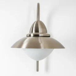 Applique murale d'extérieur Gielas Acier inoxydable, 1 lumière