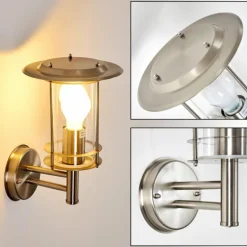 Applique murale d'extérieur Mulo Acier inoxydable, 1 lumière