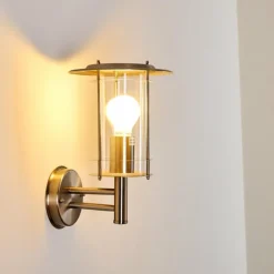 Applique murale d'extérieur Mulo Acier inoxydable, 1 lumière