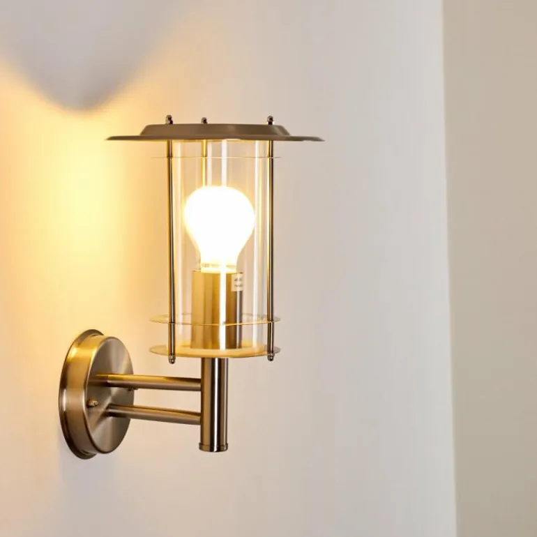 Applique murale d'extérieur Mulo Acier inoxydable, 1 lumière