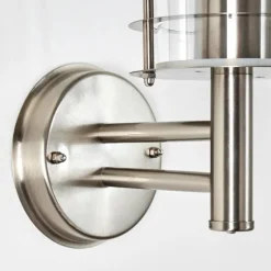 Applique murale d'extérieur Mulo Acier inoxydable, 1 lumière