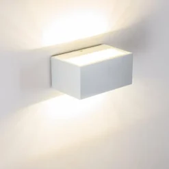 Applique murale d'extérieur Spider LED Blanc, 1 lumière