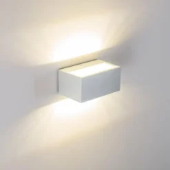 Applique murale d'extérieur Spider LED Blanc, 1 lumière