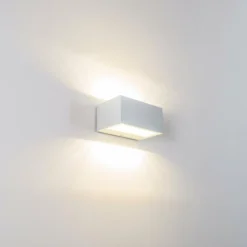 Applique murale d'extérieur Spider LED Blanc, 1 lumière