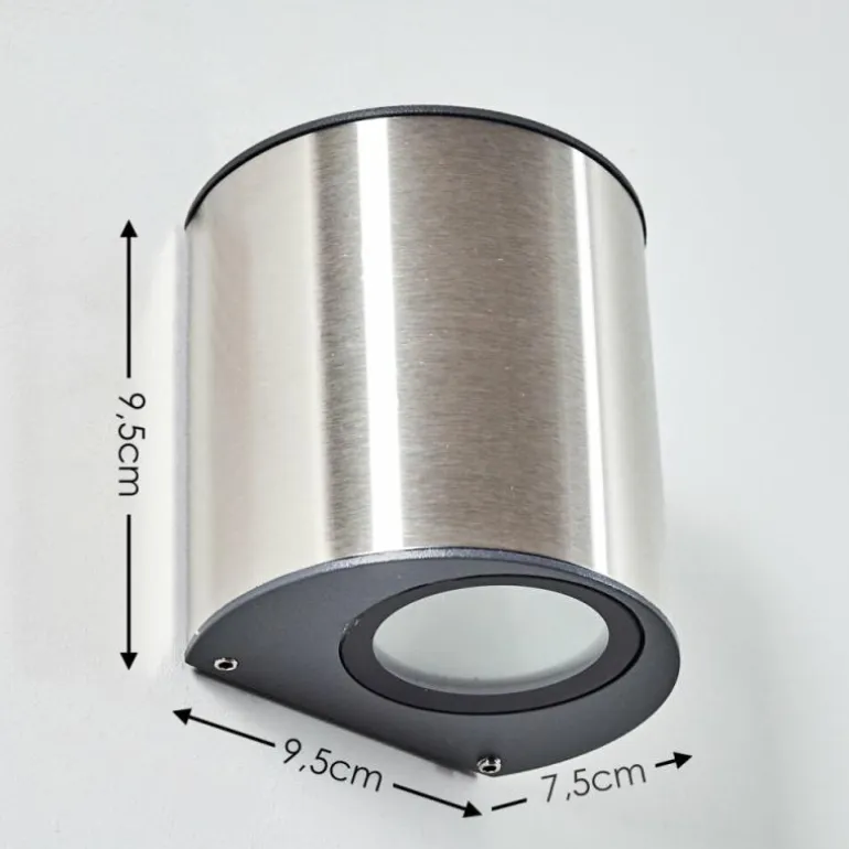 Applique murale d'extérieur Vano LED Acier inoxydable, 1 lumière