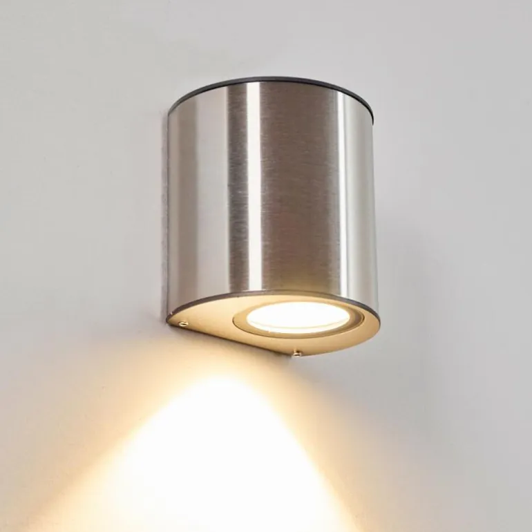 Applique murale d'extérieur Vano LED Acier inoxydable, 1 lumière