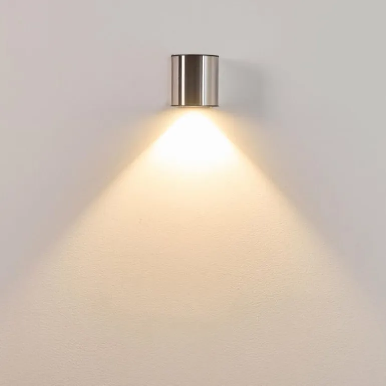 Applique murale d'extérieur Vano LED Acier inoxydable, 1 lumière