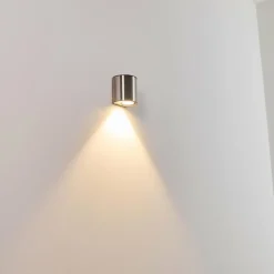 Applique murale d'extérieur Vano LED Acier inoxydable, 1 lumière