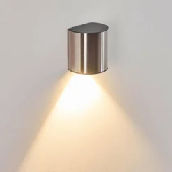 Applique murale d'extérieur Vano LED Acier inoxydable, 1 lumière