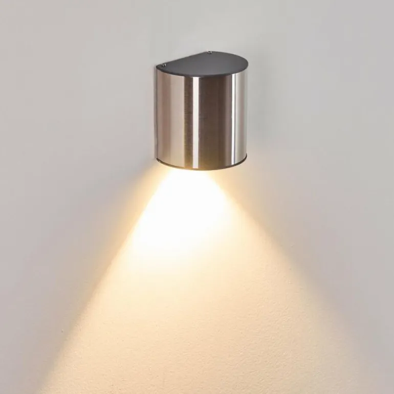 Applique murale d'extérieur Vano LED Acier inoxydable, 1 lumière