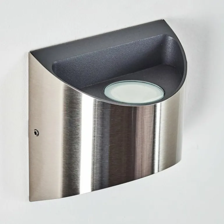 Applique murale d'extérieur Vano LED Nickel mat, 2 lumières