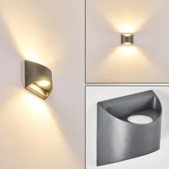 Applique murale d'extérieur Vikom LED Anthracite, 2 lumières