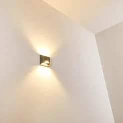 Applique murale d'extérieur Vikom LED Anthracite, 2 lumières