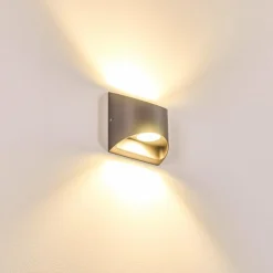 Applique murale d'extérieur Vikom LED Anthracite, 2 lumières
