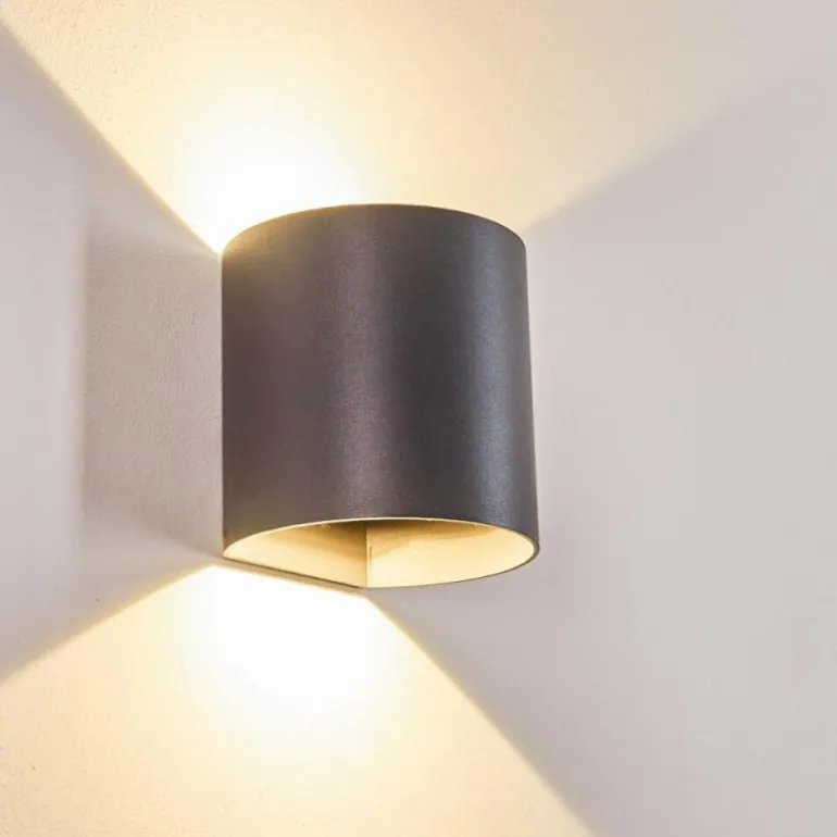 Applique murale d'extérieur Vikom LED Anthracite, 2 lumières