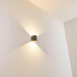 Applique murale d'extérieur Vikom LED Anthracite, 2 lumières