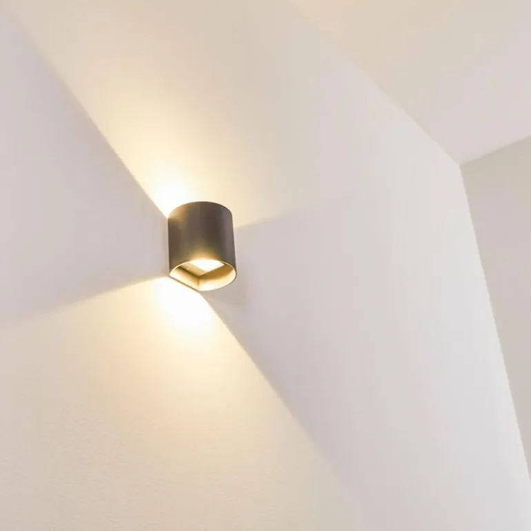 Applique murale d'extérieur Vikom LED Anthracite, 2 lumières