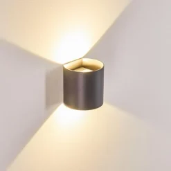 Applique murale d'extérieur Vikom LED Anthracite, 2 lumières