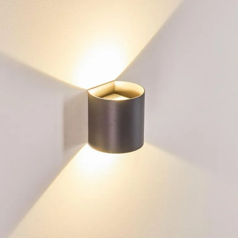 Applique murale d'extérieur Vikom LED Anthracite, 2 lumières