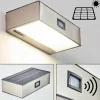 Applique murale d'extérieur LED Nickel mat, 1 lumière
