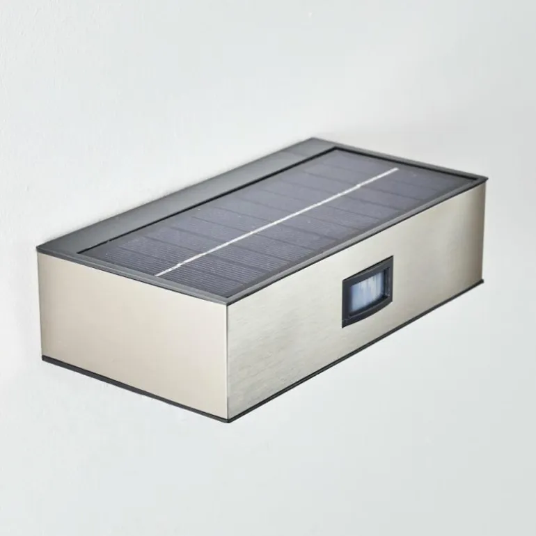 Applique murale d'extérieur LED Nickel mat, 1 lumière