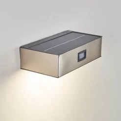 Applique murale d'extérieur LED Nickel mat, 1 lumière