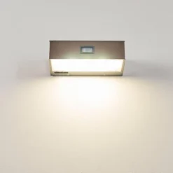 Applique murale d'extérieur LED Nickel mat, 1 lumière