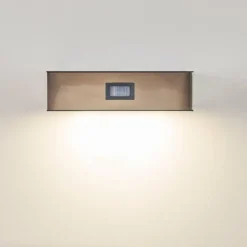 Applique murale d'extérieur LED Nickel mat, 1 lumière